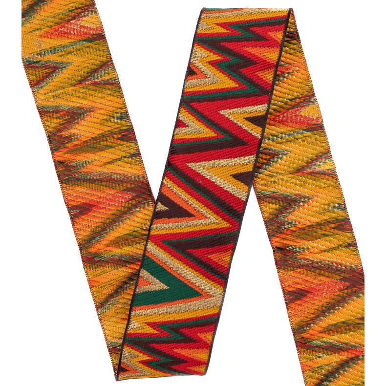 Zig Zag Orange Brown