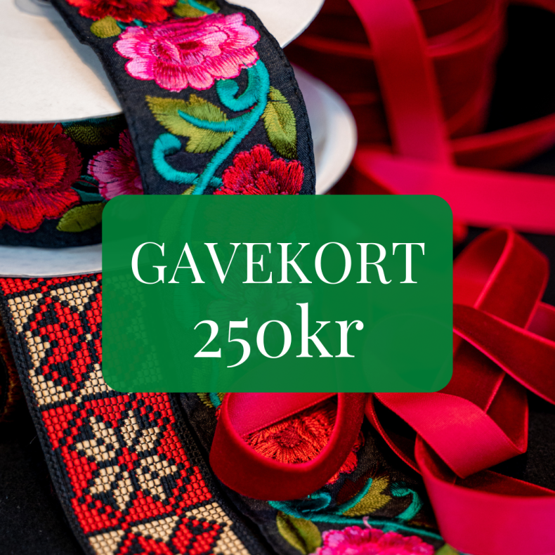 Gavekort 250kr
