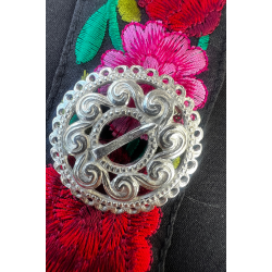 Brosje til bunad og festdrakt - Anne - Blank