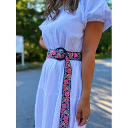 DIY Beltepakke Geranium ink ringer til beltespenne