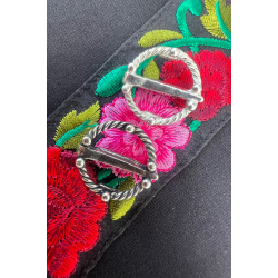 Brosje til bunad og festdrakt - Tomine - Oksidert