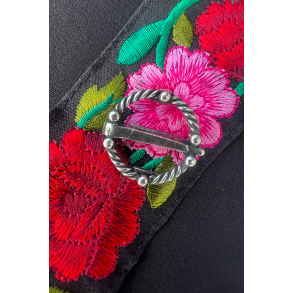 Brosje til bunad og festdrakt - Tomine - Oksidert