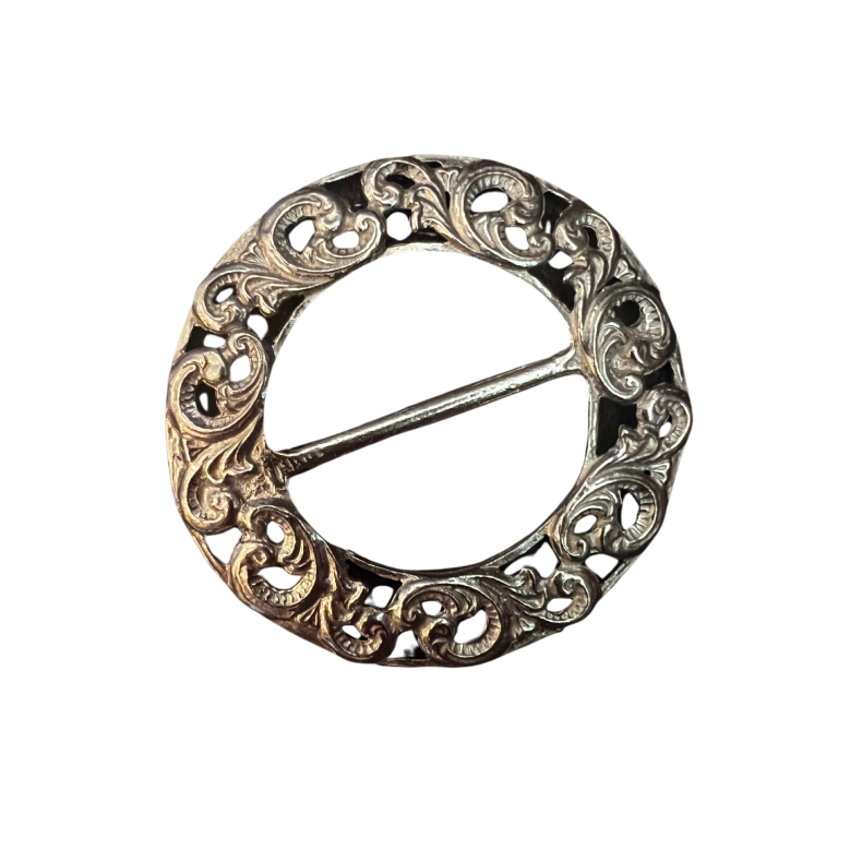  Beltespenne rund Stor blank  69mm